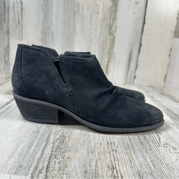 NEW Zodiac Hope Black Suede Leather Women's Ankle Boots #963 - Picture 6 of 14
